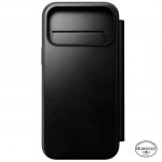 NOMAD θήκη Πορτοφόλι δερμάτινη Horween Modern Folio Rugged rustic MagSafe για Apple iPhone 17 PRO MAX 6.9 2025 - ΜΑΥΡΟ - NM014117858
