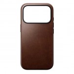 NOMAD θήκη δερμάτινη Modern Horween MagSafe για Apple iPhone 17 PRO 6.3 2025 - Rustic ΚΑΦΕ - NM014292858