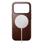 NOMAD θήκη δερμάτινη Modern Horween MagSafe για Apple iPhone 17 PRO 6.3 2025 - Rustic ΚΑΦΕ - NM014292858