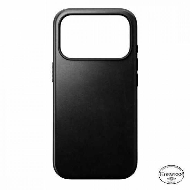 NOMAD θήκη δερμάτινη Modern Horween MagSafe για Apple iPhone 17 PRO 6.3 2025 - ΜΑΥΡΟ - NM014308858