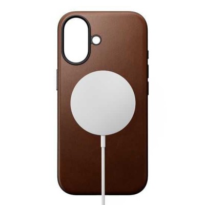 NOMAD θήκη δερμάτινη Modern MagSafe για Apple iPhone 17 6.3 5G 2025 - ΚΑΦΕ - NM014346858