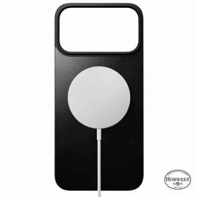 NOMAD θήκη Μαγνητική Horween SLIM 2.2mm ΔΕΡΜΑΤΙΝΗ MagSafe για Apple iPhone 17 Pro MAX 6.9 2025 - ΜΑΥΡΟ - NM014391858