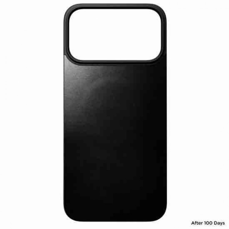 NOMAD θήκη Μαγνητική Horween SLIM 2.2mm ΔΕΡΜΑΤΙΝΗ MagSafe για Apple iPhone 17 Pro 6.3 2025 - ΜΑΥΡΟ - NM014414858