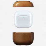 Θήκη Nomad Δερμάτινη για Apple AirPods 4 2025 - ENGLISH TAN ΚΑΦΕ - NM014575858