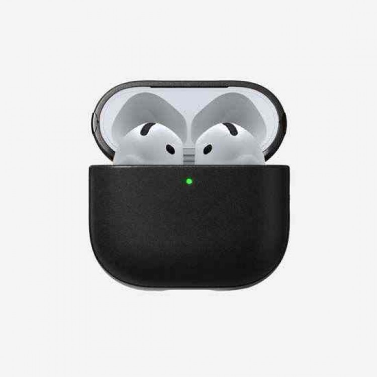 Θήκη Nomad Δερμάτινη για Apple AirPods 4 2025 - ΜΑΥΡΟ - NM014582858