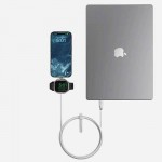 Nomad ULTRA RUGGED Kevlar 100w Universal καλώδιο USB-C για Apple Watch series ,AirPods Pro 2, AirPods 4, smartphones - 1.5μ. - ΛΕΥΚΟ - NM014667858