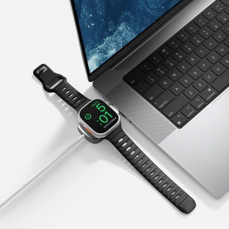 Nomad ULTRA RUGGED Kevlar 100w Universal καλώδιο USB-C για Apple Watch series ,AirPods Pro 2, AirPods 4, smartphones - 1.5μ. - ΛΕΥΚΟ - NM014667858