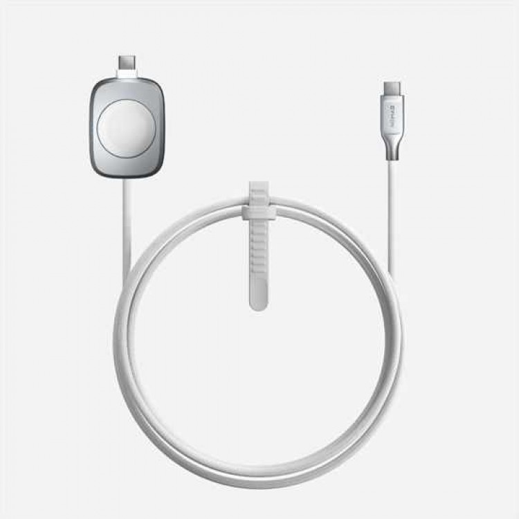 Nomad ULTRA RUGGED Kevlar 100w Universal καλώδιο USB-C για Apple Watch series ,AirPods Pro 2, AirPods 4, smartphones - 1.5μ. - ΛΕΥΚΟ - NM014667858