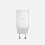 Nomad AC οικιακός Φορτιστής τοίχου 40W, Slim με EU, USB-C, GaN Technology - White - NM014728858