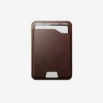 NOMAD Horween Δερμάτινο universal MagSafe Μαγνητικό Πορτοφόλι συμβατό με Apple's Find My app - Rustic Brown ΚΑΦΕ - NM014742858