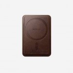 NOMAD Horween Δερμάτινο universal MagSafe Μαγνητικό Πορτοφόλι συμβατό με Apple's Find My app - Rustic Brown ΚΑΦΕ - NM014742858