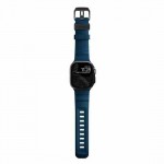 NOMAD Rocky Point Sport Band FKM rubber Strap ΑΔΙΑΒΡΟΧΟ για Apple Watch SERIES 4,5,6,SE,8,9 & ULTRA - 42mm-44mm-45mm-49mm - Atlantic ΜΠΛΕ ΜΑΥΡΟ - NM014827858