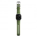 NOMAD Rocky Point Sport Band FKM rubber Strap ΑΔΙΑΒΡΟΧΟ για Apple Watch SERIES 4,5,6,SE,8,9 & ULTRA - 42mm-44mm-45mm-49mm - FOREST ΠΡΑΣΙΝΟ Natural SILVER - NM014841858