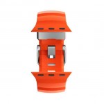 NOMAD Rocky Point Sport Band FKM rubber Strap ΑΔΙΑΒΡΟΧΟ για Apple Watch SERIES 4,5,6,SE,8,9 & ULTRA 1/2, Apple Series 10 46mm - 42/44/45/46/49mm - Magma ΠΟΡΤΟΚΑΛΙ Natural TITANIUM - NM014872858
