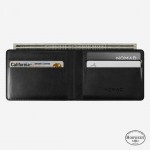 NOMAD Horween Δερμάτινο Bifold Πορτοφόλι - ΜΑΥΡΟ - NM50010UA0