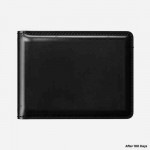NOMAD Horween Δερμάτινο Bifold Πορτοφόλι - ΜΑΥΡΟ - NM50010UA0