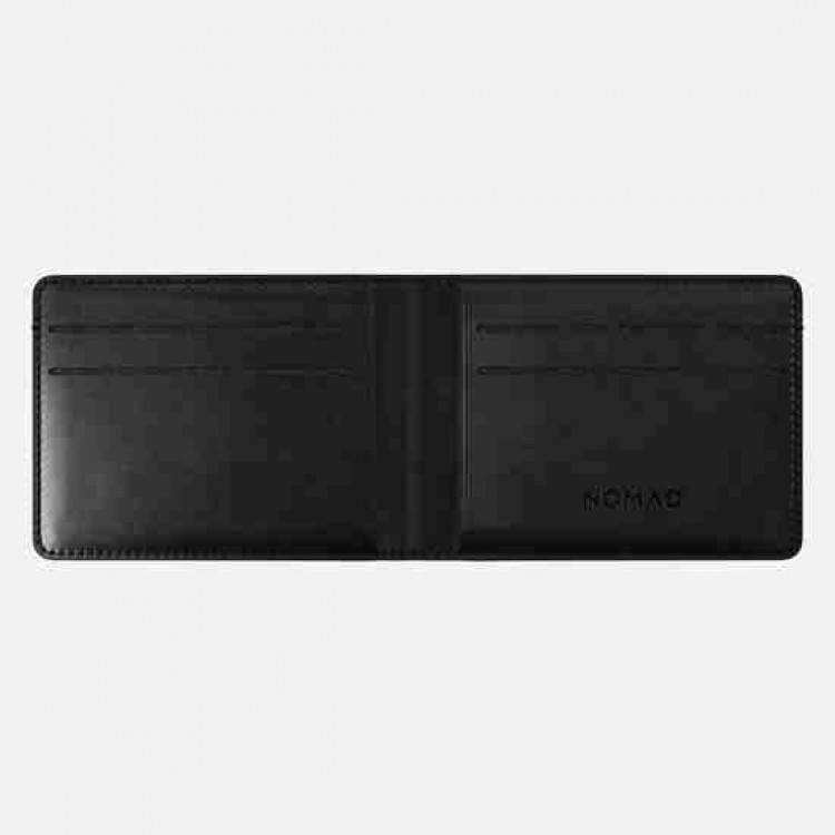 NOMAD Horween Δερμάτινο Bifold Πορτοφόλι - ΜΑΥΡΟ - NM50010UA0