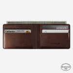 NOMAD Horween Δερμάτινο Bifold Πορτοφόλι - ΚΑΦΕ - NM500R0UA0