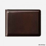 NOMAD Horween Δερμάτινο Bifold Πορτοφόλι - ΚΑΦΕ - NM500R0UA0