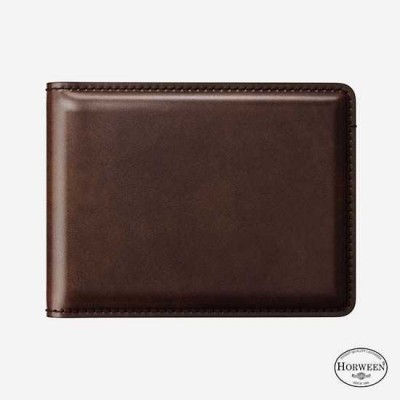 NOMAD Horween Δερμάτινο Bifold Πορτοφόλι - ΚΑΦΕ - NM500R0UA0