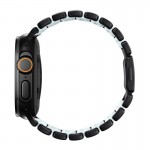 Nomad Stratos Titanium Grade 4 BAND FKM Μπρασελέ Μεταλλικό για Apple Watch SERIES - 42/44/45/46/49mm ULTRA 1/2/3 - ΜΑΥΡΟ ΤΙΤΑΝΙΟ / Icy ΜΠΛΕ Glow - NM009896858 