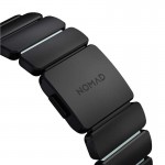 Nomad Stratos Titanium Grade 4 BAND FKM Μπρασελέ Μεταλλικό για Apple Watch SERIES - 42/44/45/46/49mm ULTRA 1/2/3 - ΜΑΥΡΟ ΤΙΤΑΝΙΟ / Icy ΜΠΛΕ Glow - NM009896858 