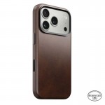NOMAD θήκη δερμάτινη Traditional Horween MagSafe για Apple iPhone 17 PRO MAX 6.9 2025 - rustic ΚΑΦΕ - NM011918858