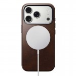 NOMAD θήκη δερμάτινη Traditional Horween MagSafe για Apple iPhone 17 PRO MAX 6.9 2025 - rustic ΚΑΦΕ - NM011918858