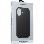 NOMAD θήκη δερμάτινη Modern MagSafe για Apple iPhone 17 6.3 5G 2025 - ΜΑΥΡΟ - NM014353858