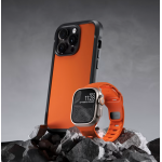NOMAD θήκη Rugged Protective MagSafe με Πολυκαρβονικό πλαίσιο για Apple iPhone 15 Pro 6.1 2023 - RUST ΠΟΡΤΟΚΑΛΙ - NM01670285