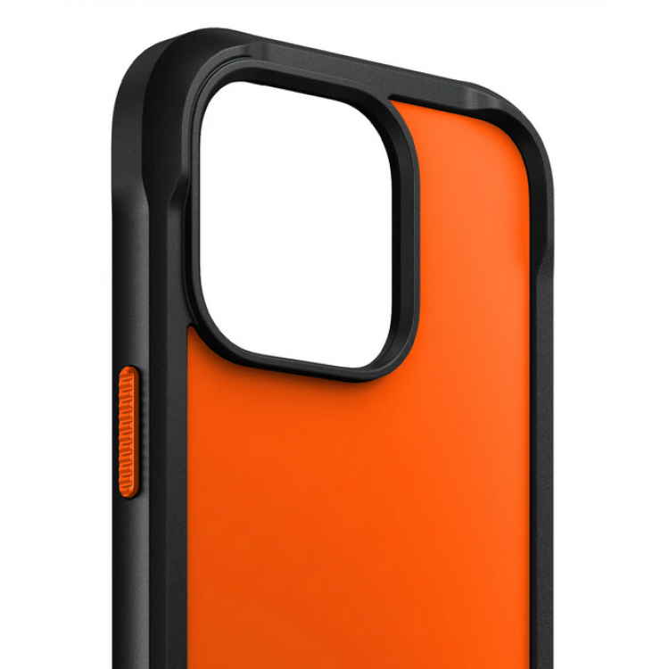 NOMAD θήκη Rugged Protective MagSafe με Πολυκαρβονικό πλαίσιο για Apple iPhone 15 Pro 6.1 2023 - RUST ΠΟΡΤΟΚΑΛΙ - NM01670285