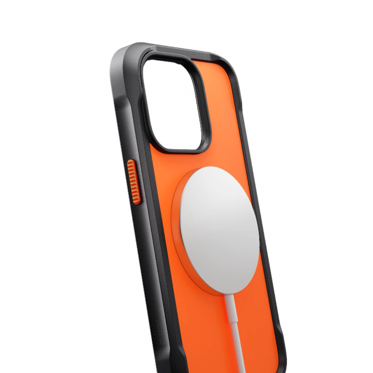 NOMAD θήκη Rugged Protective MagSafe με Πολυκαρβονικό πλαίσιο για Apple iPhone 15 Pro MAX 6.7 - RUST ΠΟΡΤΟΚΑΛΙ - NM01671985