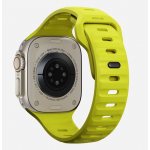 NOMAD Sport Strap SE V2 LSR Waterproof silicone M/L για Apple Watch Ultra (49mm), 8/7 (45mm)/6/SE/5/4 (44mm), /3/2/1 (42mm) - HIGH VOLTA LIME - NM-SPORTSTRAP45HIGH