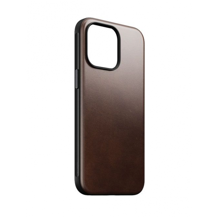 NOMAD θήκη δερμάτινη RUGGED MODERN Horween MagSafe για Apple iPhone 15 Pro Max 6.7 - Brown - NM01621485