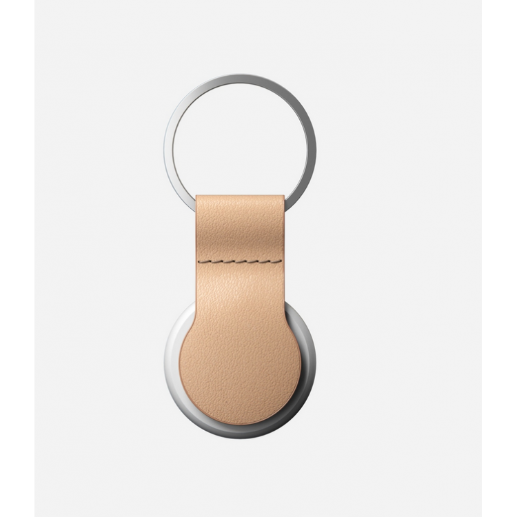 Nomad Δερμάτινο Keychain Leather Loop για Apple AIRTAG - Natural ΚΑΦΕ - NM01016885