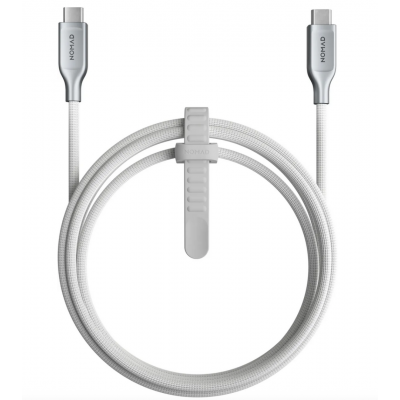 Nomad Kevlar καλώδιο 240W, USB-C σε USB-C, 1.5m - ΛΕΥΚΟ - NM014964858