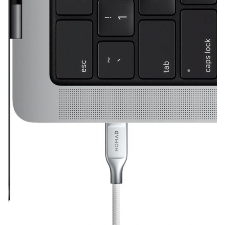 Nomad Kevlar καλώδιο 240W, USB-C σε USB-C, 1.5m - ΛΕΥΚΟ - NM014964858