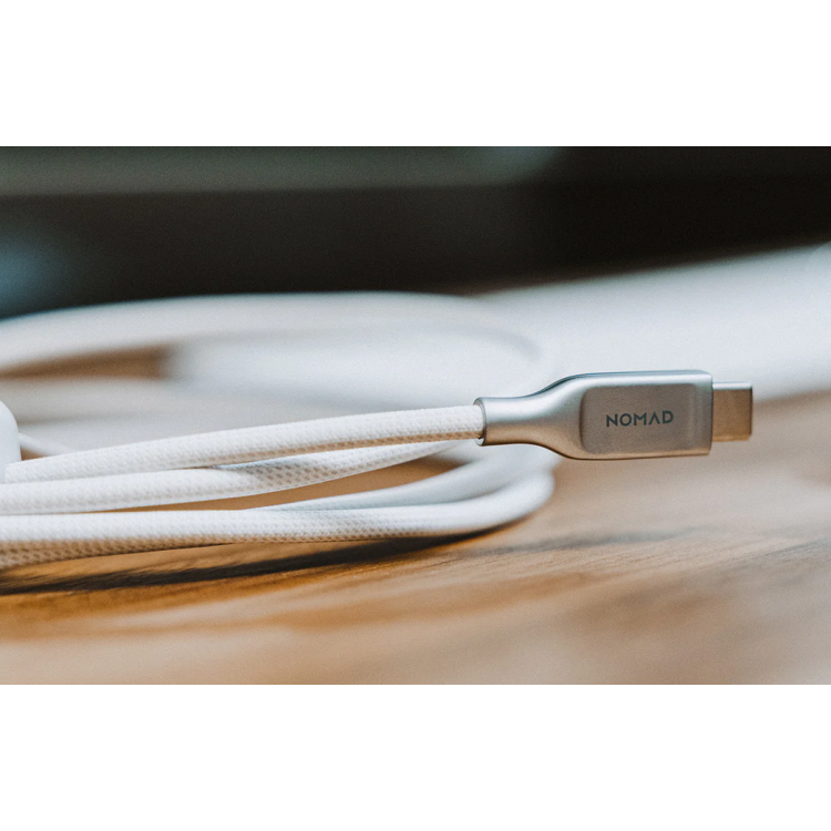 Nomad Kevlar καλώδιο 240W, USB-C σε USB-C, 1.5m - ΛΕΥΚΟ - NM014964858