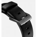 Nomad Δερμάτινο Strap Modern για Apple Watch SERIES - 42/44/45/46/49mm ULTRA 1/2 - ΜΑΥΡΟ ΑΣΗΜΙ - NM01908685