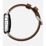 Nomad Δερμάτινο λουράκι Modern για Apple Watch SERIES , Apple Watch Ultra (49mm) 8/7 (45mm)/6/SE/5/4 (44mm)/3/2/1 (42mm) - ΚΑΦΕ ΑΣΗΜΙ - NM01907985