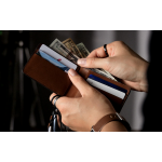 NOMAD Horween Δερμάτινο Bifold Πορτοφόλι - ΚΑΦΕ - NM500R0UA0