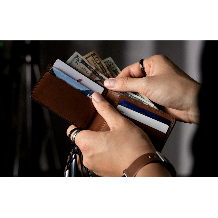 NOMAD Horween Δερμάτινο Bifold Πορτοφόλι - ΚΑΦΕ - NM500R0UA0