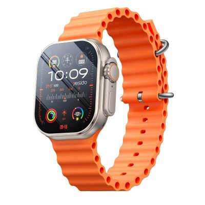 YESIDO IO26 SMARTWATCH BT5.0+NFC 200mAh IPX5 ( με 2 λουράκια) - ΜΑΥΡΟ