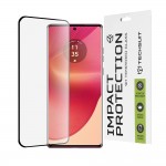 ERBORD Techsuit Γυαλί προστασίας 9H 111D Full Cover Glue Glass, 0.3MM για Motorola Edge 50 FUSION - ΜΑΥΡΟ - KF2334992