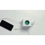 ALLOCACOC EU Power Cube USB - Πολύμπριζο - ΓΚΡΙ