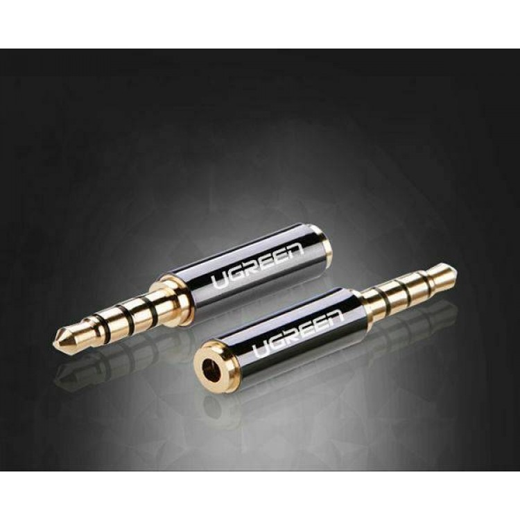 UGREEN 20502 Μετατροπέας Ήχου 2.5 MM MICRO JACK σε 3.5 MM MINI JACK - ΜΑΥΡΟ