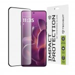 ERBORD Techsuit Γυαλί προστασίας 9H 111D Full Cover Glue Glass, 0.3MM για Motorola Edge 60 Pro - ΜΑΥΡΟ - KF2348612