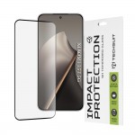 ERBORD Techsuit Γυαλί προστασίας 9H 111D Full Cover Glue Glass, 3D Curved 0.3MM για Xiaomi 15T 5G - ΜΑΥΡΟ - KF2357933