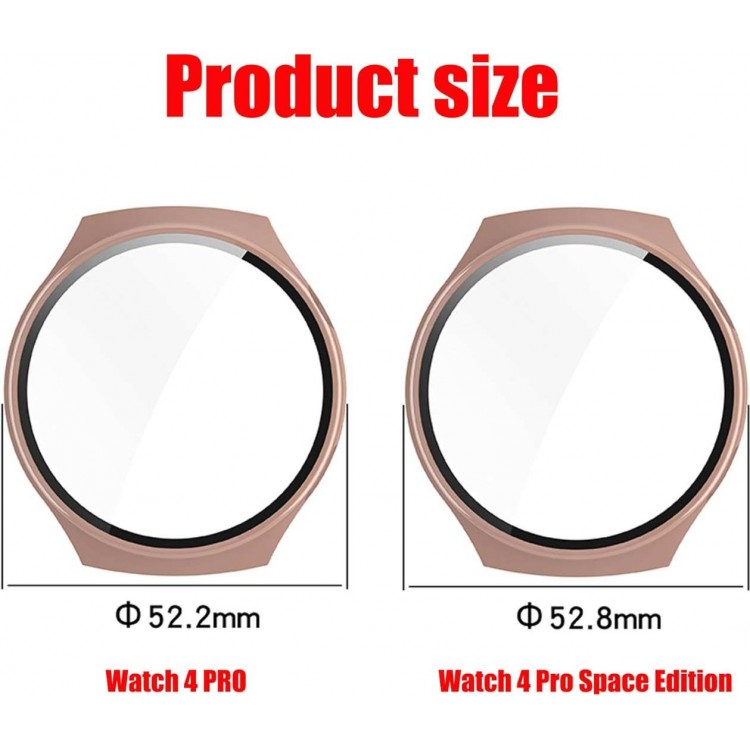 Θήκη ERBORD DEFENSE Frame για Huawei Watch 4 PRO/Huawei Watch 4 Pro Space Edition - ΔΙΑΦΑΝΟ