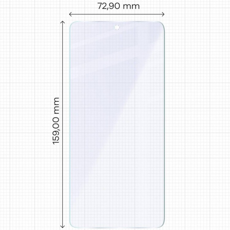 ERBORD Bizon Mule Γυαλί προστασίας 7H Full Cover Glue Glass, 3D Curved 0.3MM για OnePlus 13R - ΔΙΑΦΑΝΟ - BIZ8297